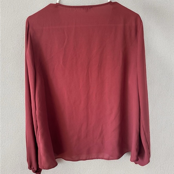 Semi Sheer Long Sleeve Top - Picture 3 of 7